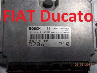 WFS Deaktivieren im Motorsteuergerät Bosch EDC 15 Fiat